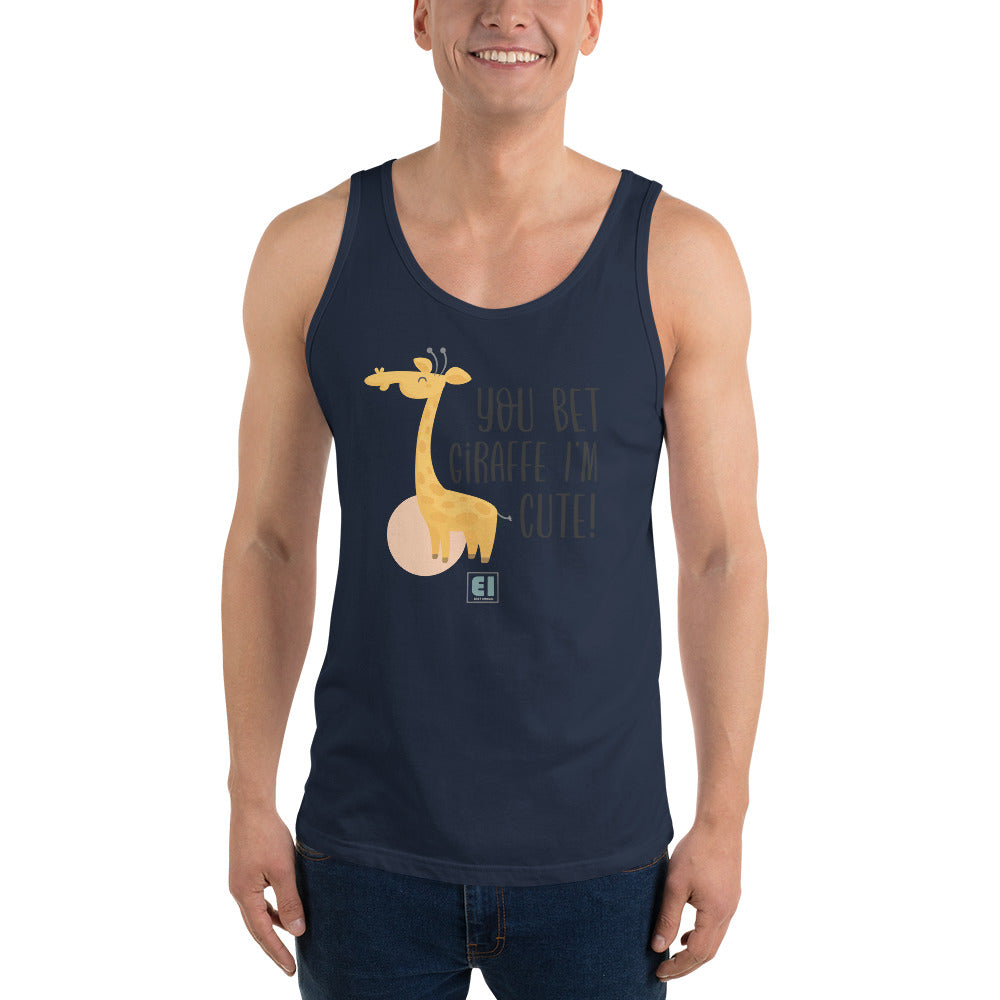 Men’s Staple Tank Top/Giraffe