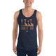Men’s Staple Tank Top/Giraffe-Jam - Enet Images