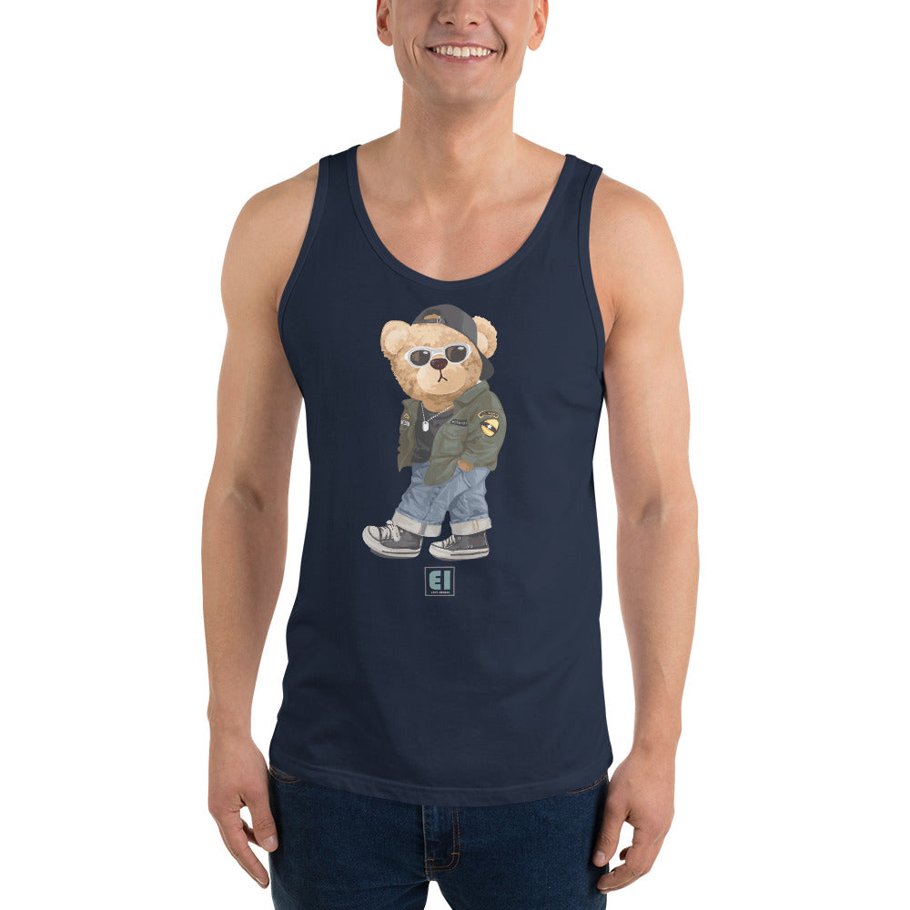 Men’s Staple Tank Top/Teddy-Bear-Street-Guy