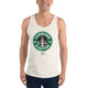 Men’s Staple Tank Top/Canabbis-Coffee - Enet Images