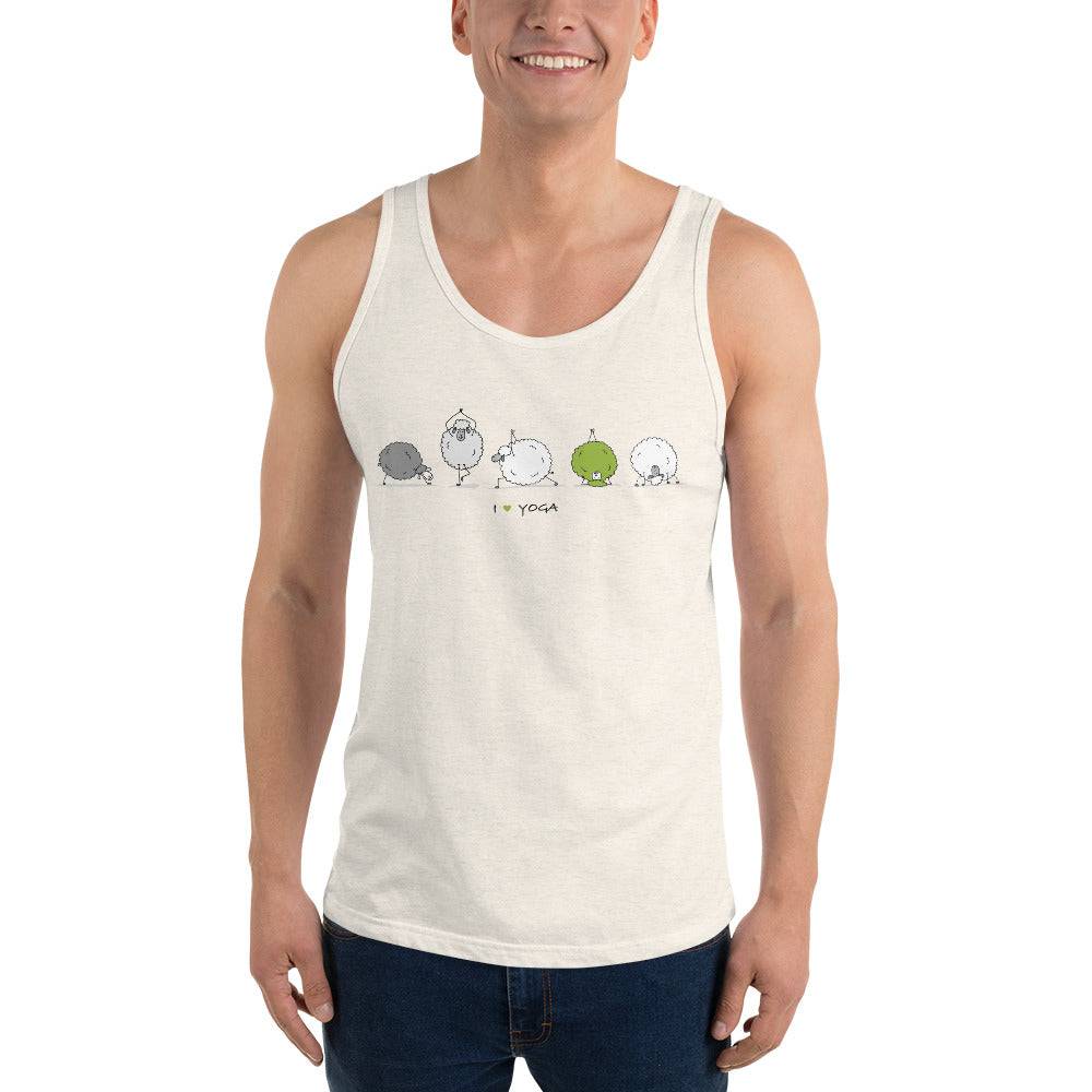 Men’s Staple Tank Top/Yoga-Sheep - Enet Images