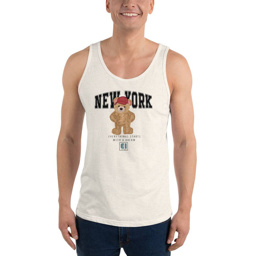 Men’s Staple Tank Top/Teddy-Bear-New-York - Enet Images