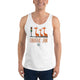 Men’s Staple Tank Top/Giraffe-Jam - Enet Images