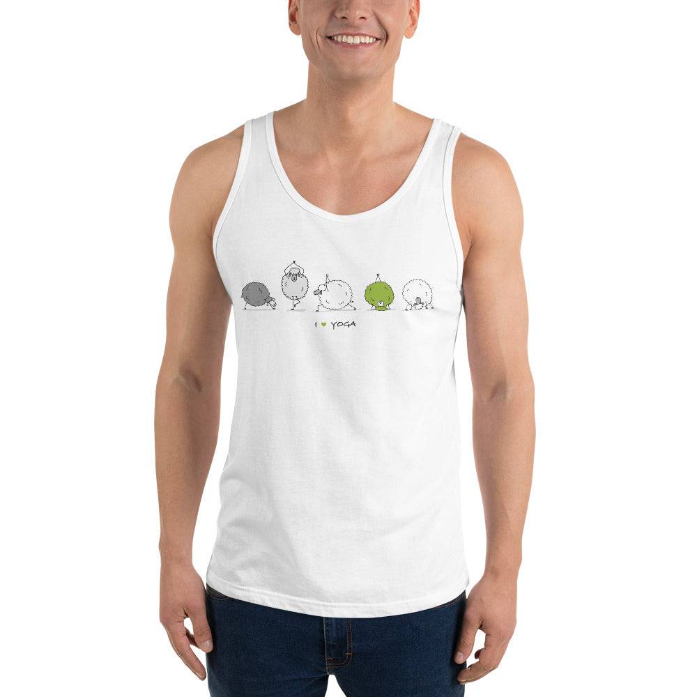 Men’s Staple Tank Top/Yoga-Sheep - Enet Images