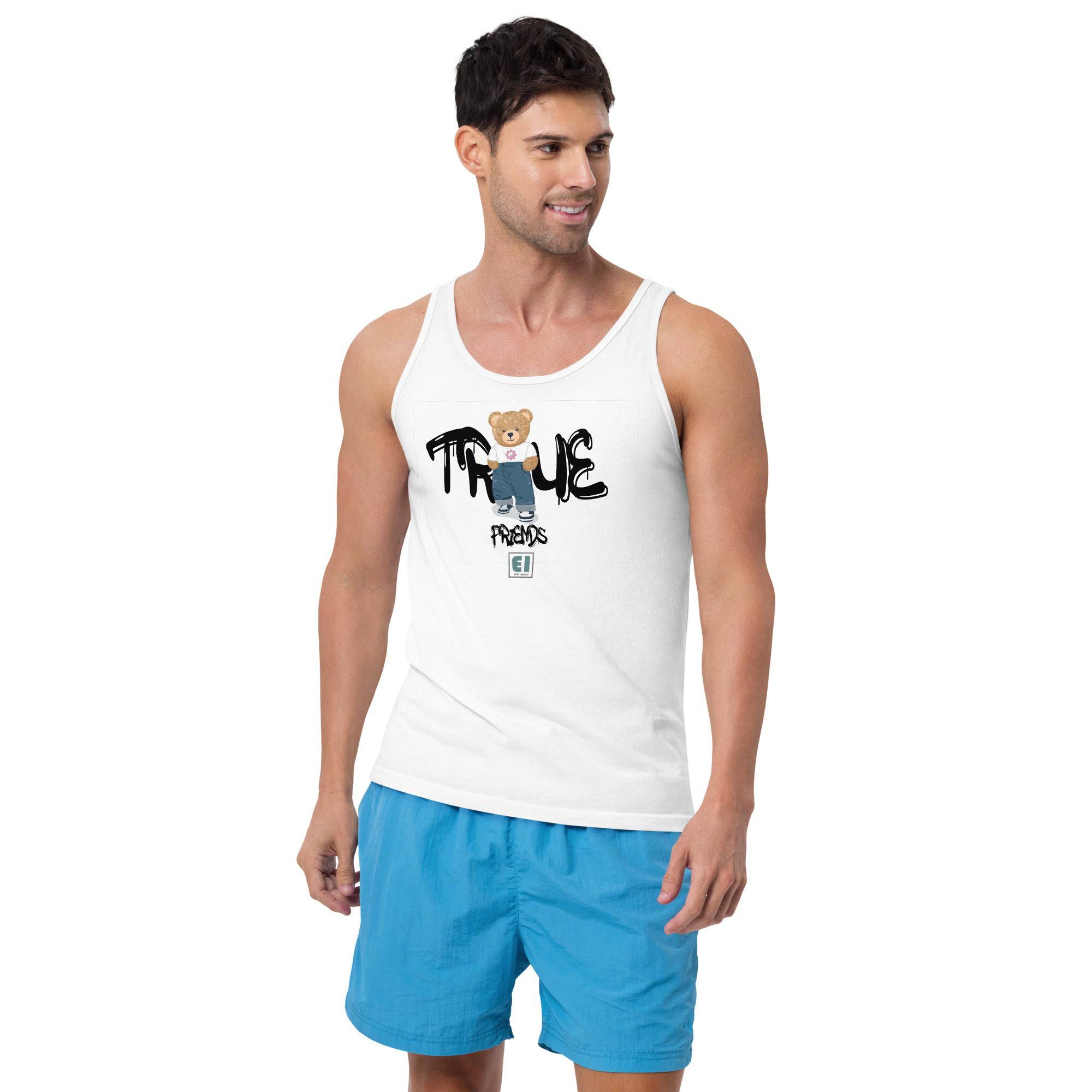 Men’s Staple Tank Top/Teddy-Bear-True - Enet Images