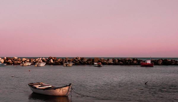 Wooden Boat At The Beach - Art Print - Enet Images