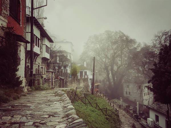 Makrinitsa Mountain Village - Art Print - Enet Images