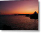 Sunset at the lighthouse - Metal Print - Enet Images