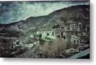 Stony Village On The Mountain - Metal Print - Enet Images