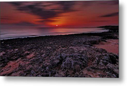 Sunset On Mars - Metal Print - Enet Images