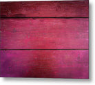 Wooden Surtface Red - Metal Print - Enet Images