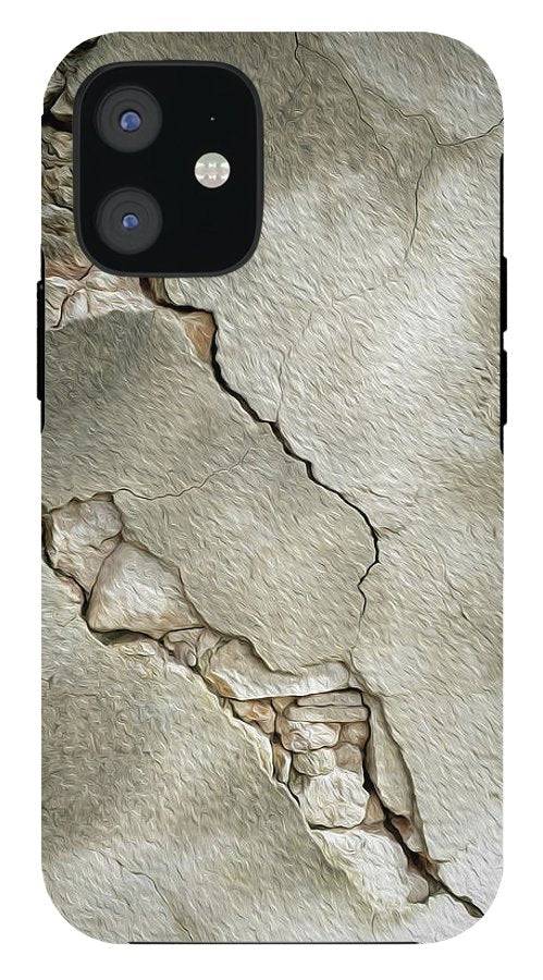 Crack On Wall Oil Effect - Phone Case - Enet Images