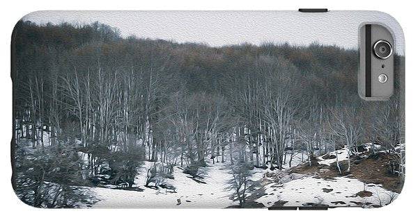 Forest Trees In Winter  - Phone Case - Enet Images