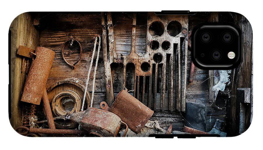 Old Tools In The Olive Grove - Phone Case - Enet Images