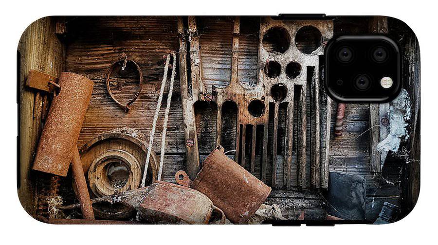 Old Tools In The Olive Grove - Phone Case - Enet Images