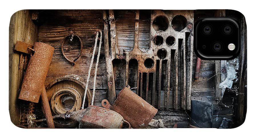 Old Tools In The Olive Grove - Phone Case - Enet Images