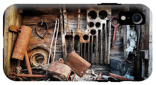 Old Tools In The Olive Grove - Phone Case - Enet Images