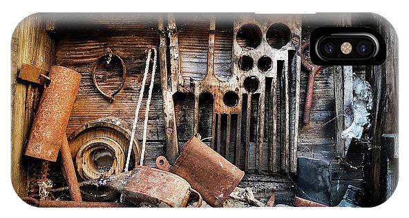 Old Tools In The Olive Grove - Phone Case - Enet Images