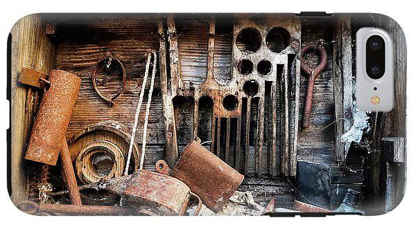 Old Tools In The Olive Grove - Phone Case - Enet Images