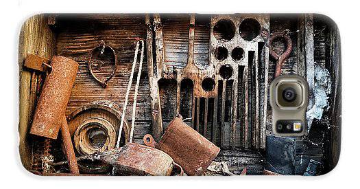 Old Tools In The Olive Grove - Phone Case - Enet Images