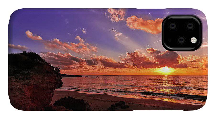 Sunset Against The Clouds - Phone Case - Enet Images