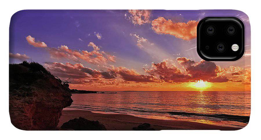 Sunset Against The Clouds - Phone Case - Enet Images