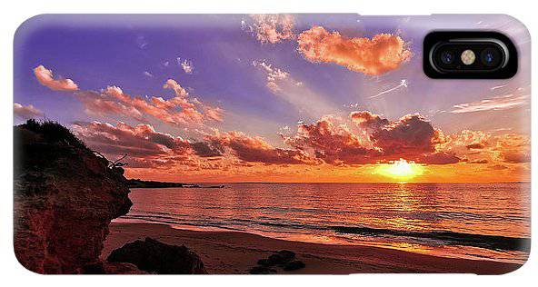 Sunset Against The Clouds - Phone Case - Enet Images