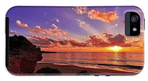 Sunset Against The Clouds - Phone Case - Enet Images
