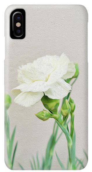 White Carnation - Phone Case - Enet Images