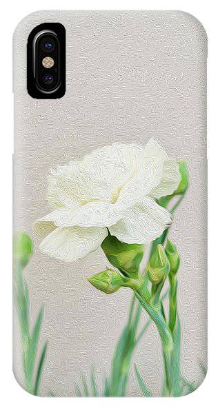 White Carnation - Phone Case - Enet Images