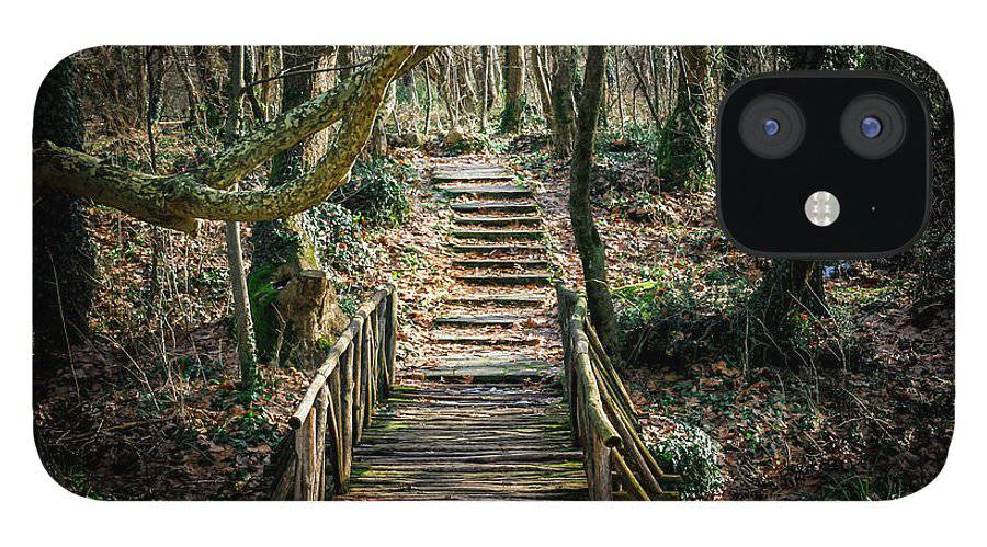 Wooden Path In The Forest - Phone Case - Enet Images