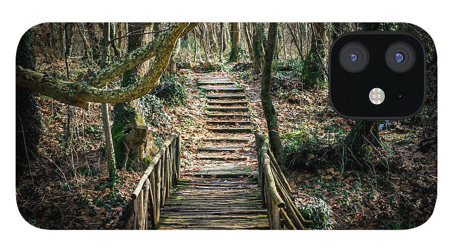 Wooden Path In The Forest - Phone Case - Enet Images