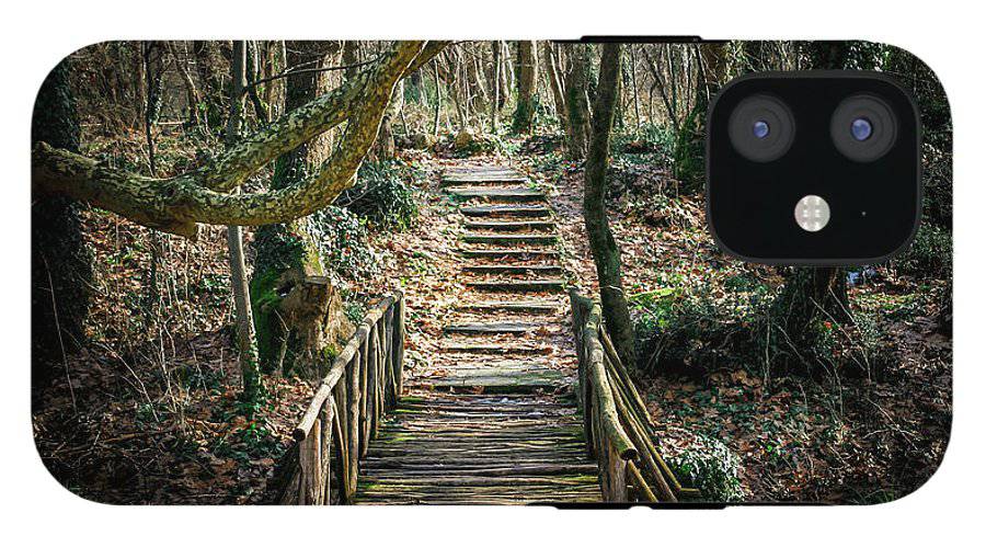 Wooden Path In The Forest - Phone Case - Enet Images