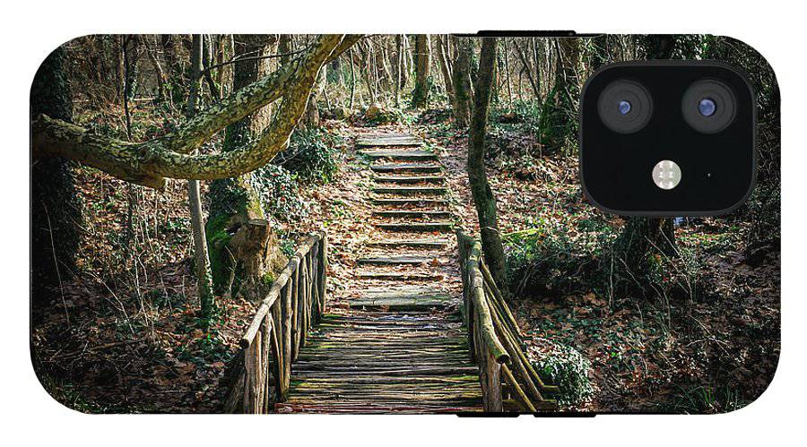 Wooden Path In The Forest - Phone Case - Enet Images