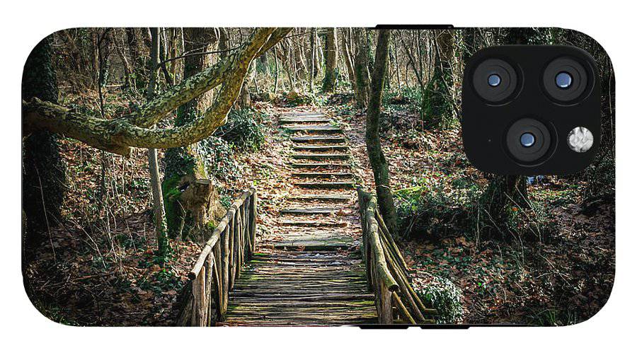 Wooden Path In The Forest - Phone Case - Enet Images