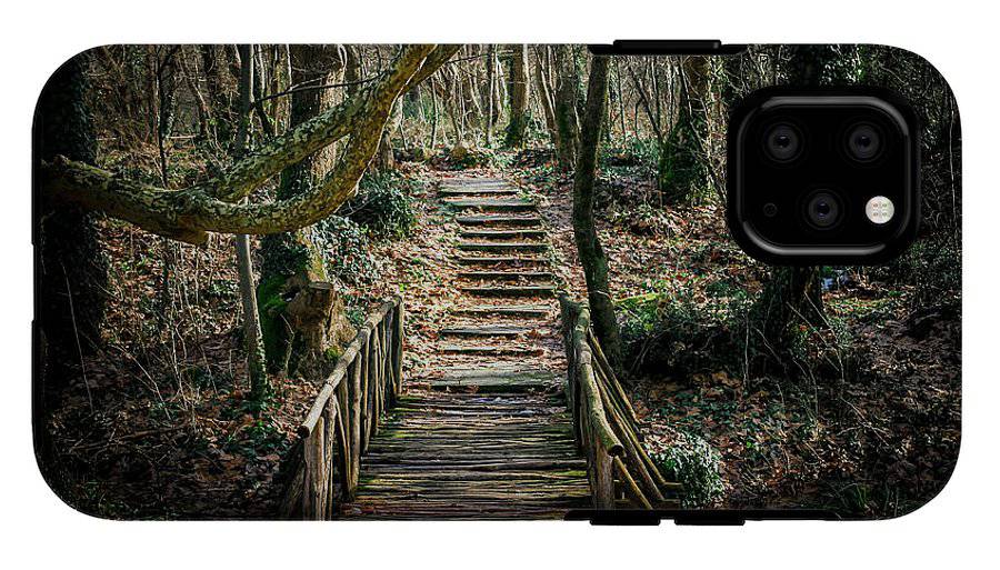 Wooden Path In The Forest - Phone Case - Enet Images