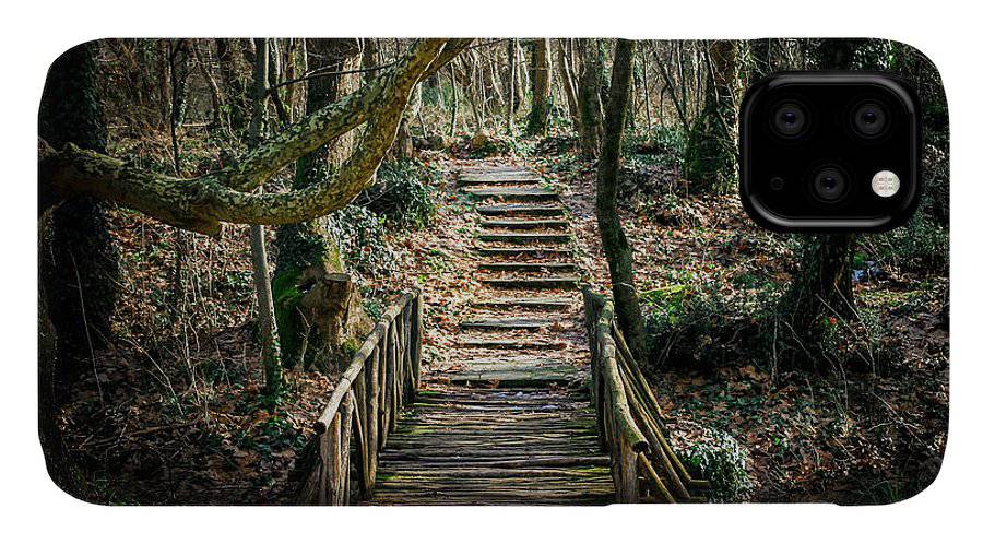 Wooden Path In The Forest - Phone Case - Enet Images