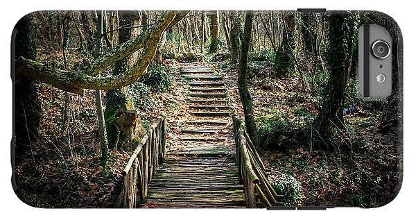 Wooden Path In The Forest - Phone Case - Enet Images