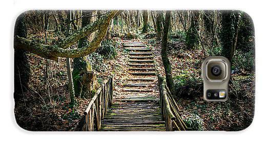 Wooden Path In The Forest - Phone Case - Enet Images