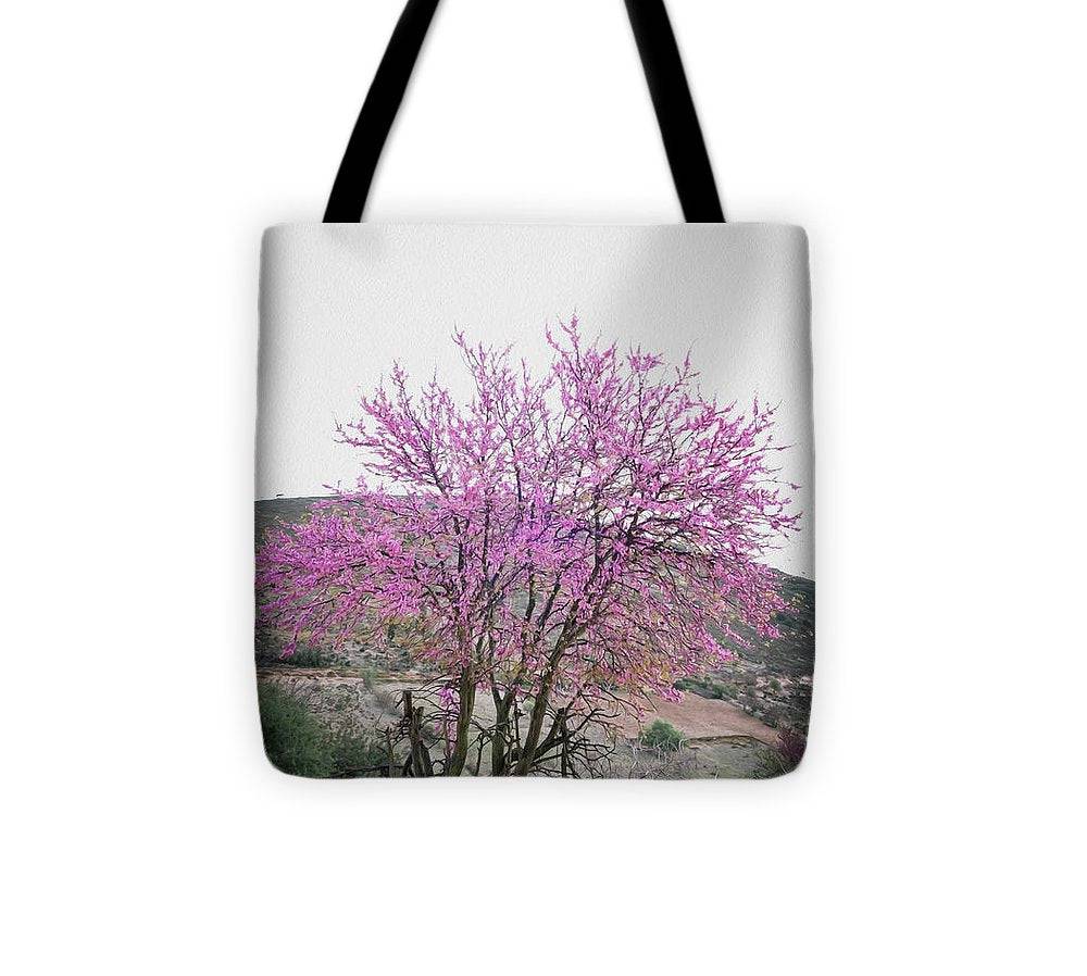 Colorful Fuchsia Tree  - Tote Bag - Enet Images