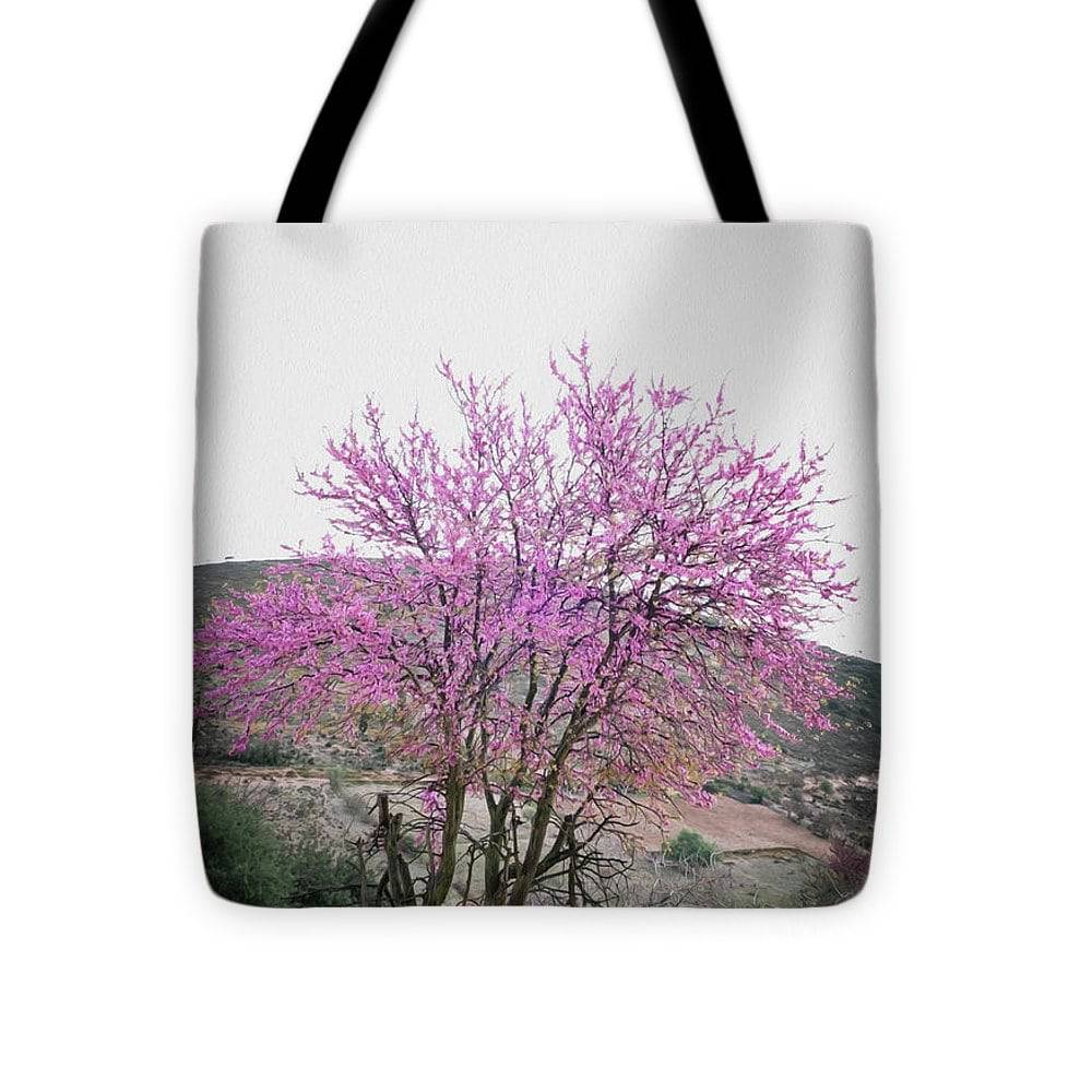 Colorful Fuchsia Tree  - Tote Bag - Enet Images