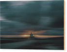 Lighthouse In Motion - Wood Print - Enet Images