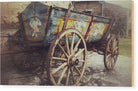 Old Wagon-Oil Effect - Wood Print - Enet Images