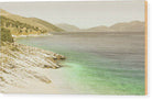 Secluded beach - Wood Print - Enet Images