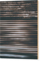 Garage Door Abstract - Wood Print - Enet Images