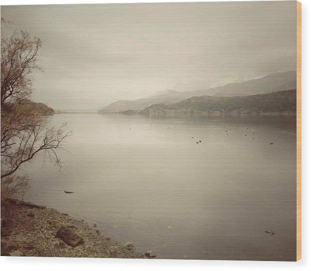 Moody afternoon at the lagoon - Wood Print - Enet Images