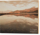 Reflections at the lagoon - Wood Print - Enet Images