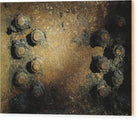 Rusty screws - Wood Print - Enet Images