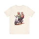 Budget Unisex Crewneck T-shirt/Grandparents-Vespa - Enet Images