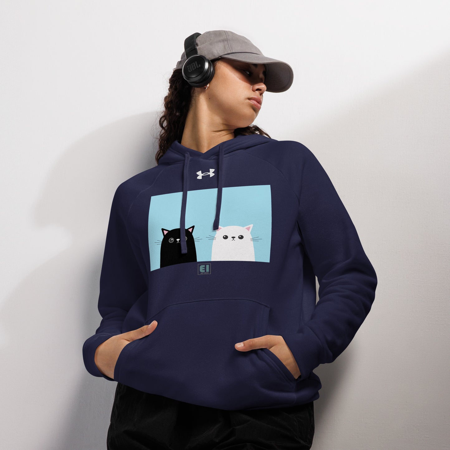 Under Armour® hoodie/Two-Funny-Cats